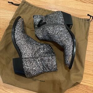 Golden Goose Glitter Ankle Cowboy Boot